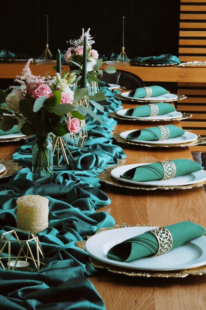 Hochzeit in Grün